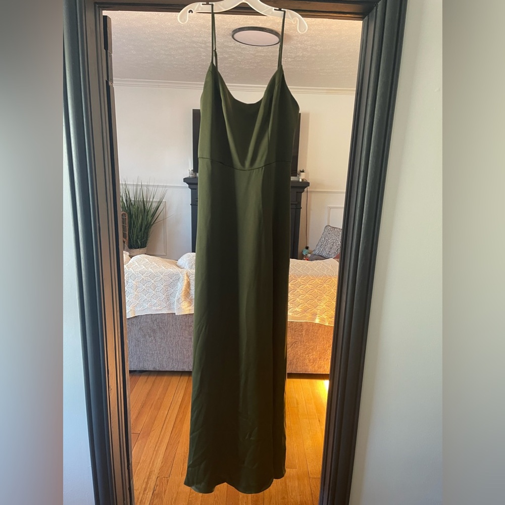 David’s bridal green dress